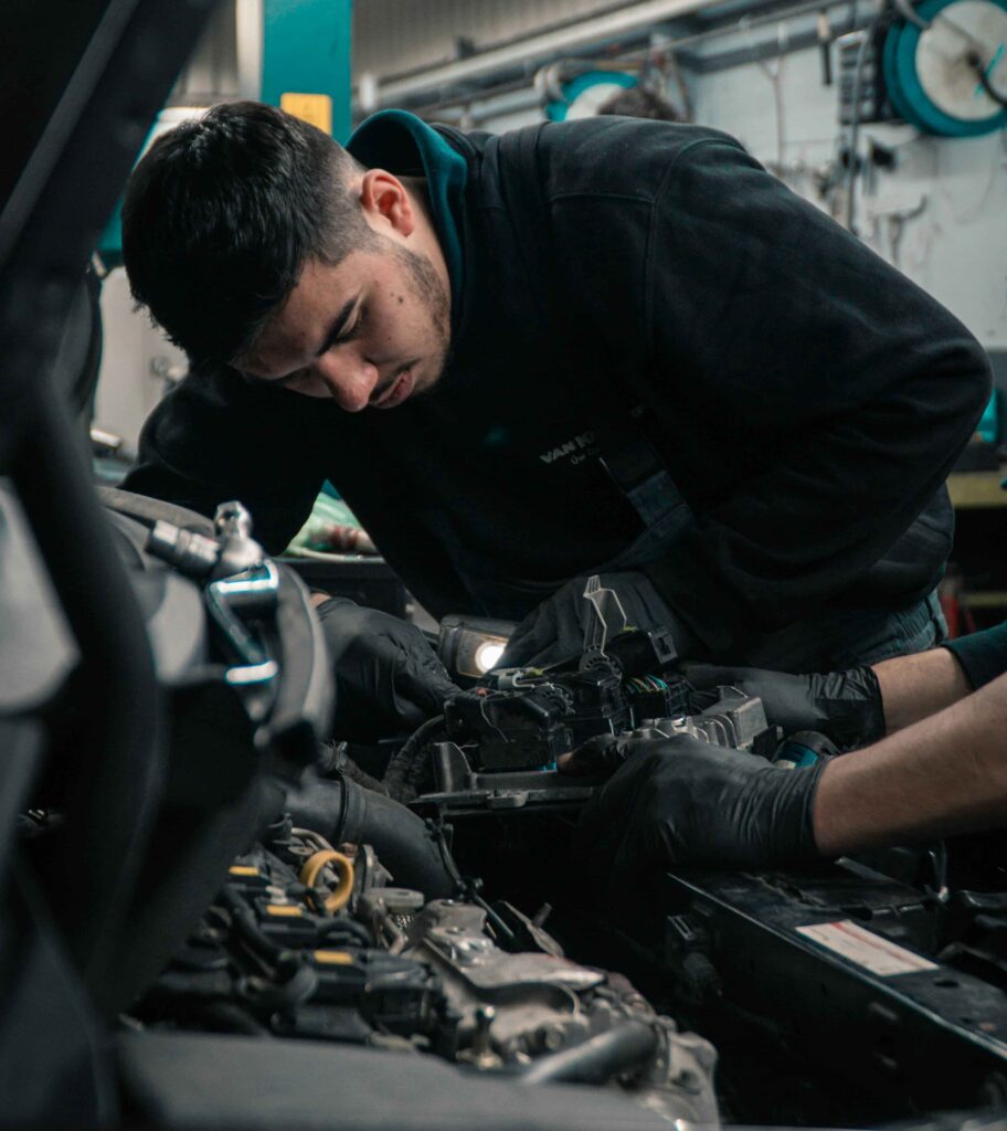 Automotive technician crop