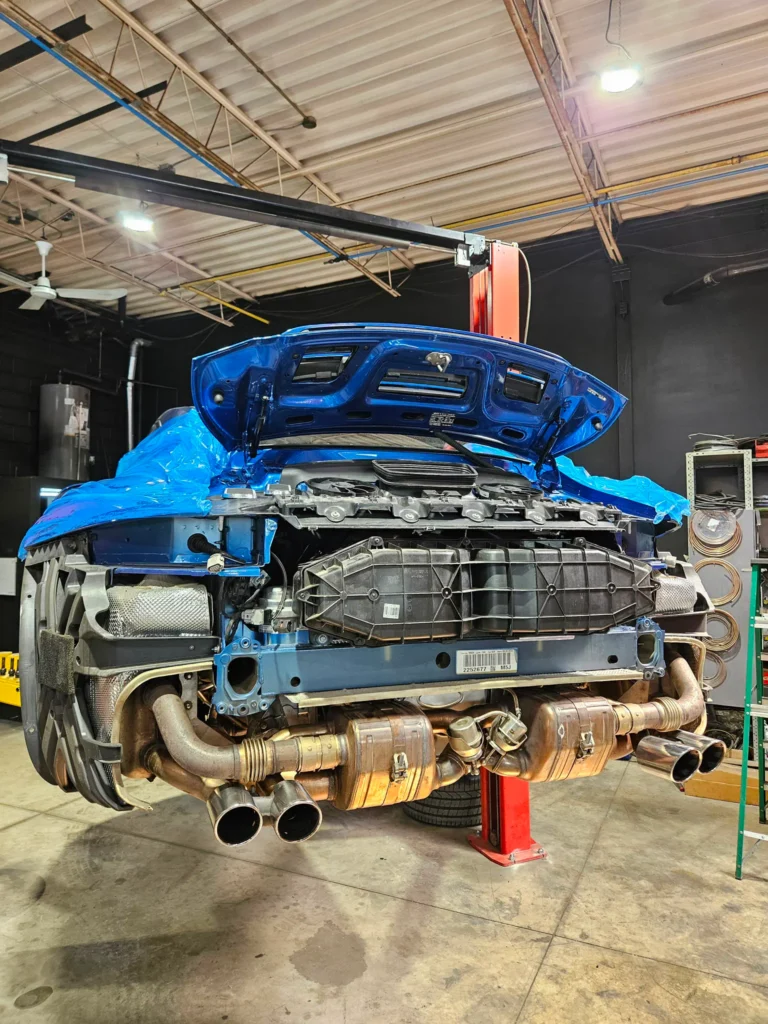 porsche rear engine